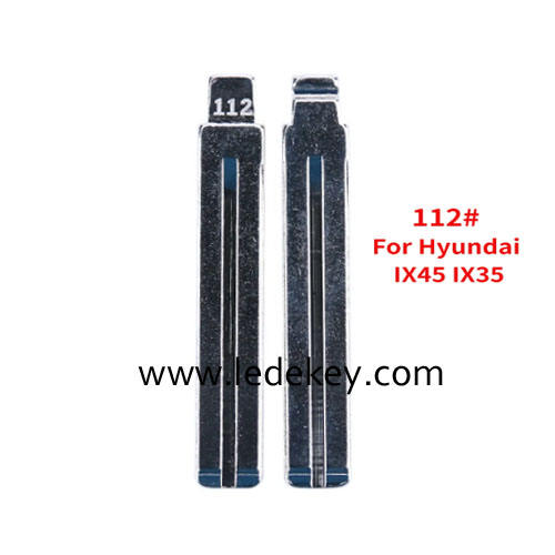 112# key blade for Hyundai IX45 New Santa-fe key blade replacement