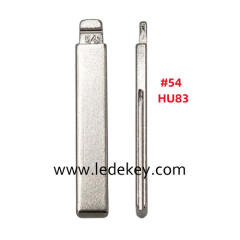 54# HU83 KEY Blade with groove for Peugeot 407 Citroen for Keydiy KD Xhorse VVDI JMD