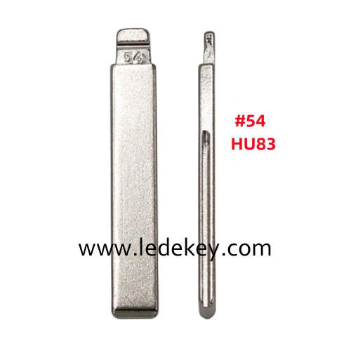 54# HU83 KEY Blade with groove for Peugeot 407 Citroen for Keydiy KD Xhorse VVDI JMD