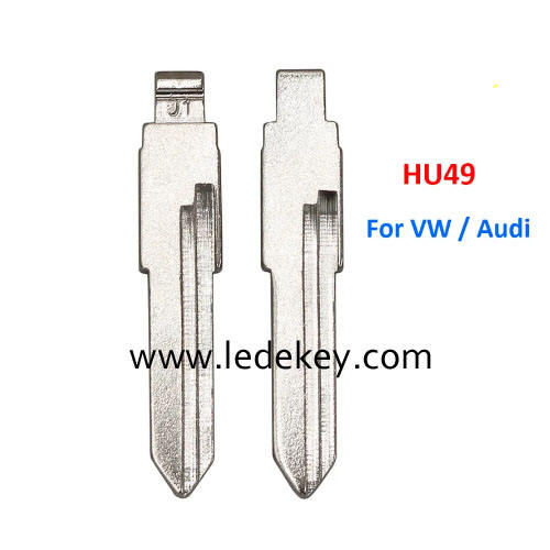 01# HU49 Replacement Car Key Blade For Universal KD VVDI Remote Flip Blade For VW Jetta Santana Audi Skoda