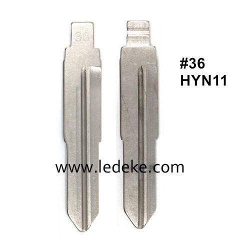 36# HYN11  key blade for Hyundai Elantra MISTRA Kia RIO Cerato Tucson