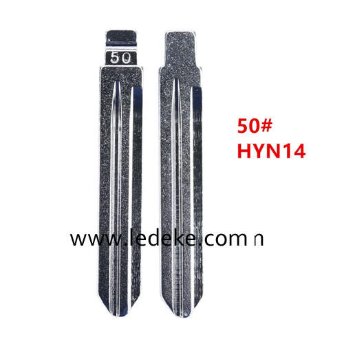 50# HYN14 HY16 FlipKey Blade for Hyundai ACCENT ELANTRA Kia Key Blade for KD Keydiy Xhorse VVDI Remotes