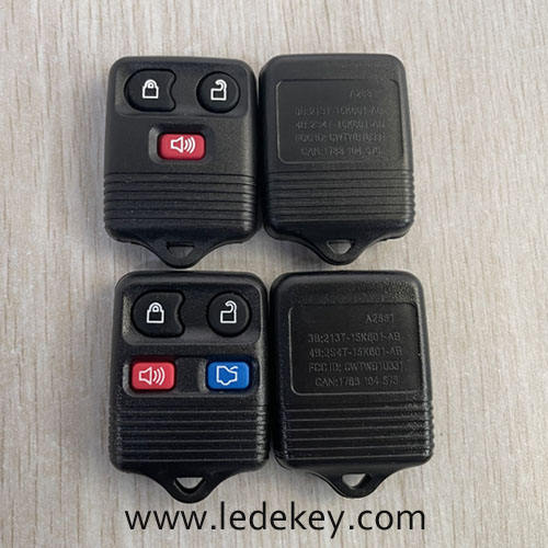 Ford 3 button Remote control with 433MHZ