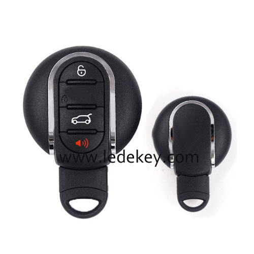 For BMW Mini Cooper Clubman No Logo 4 button remote key shell