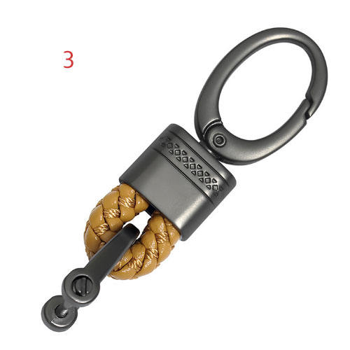 Braided rope + metal keychain  (have 9 colors for choose )