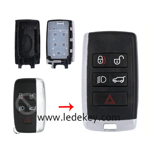 For Land rover modified remote key shell with blade(Landrove/Jaguar Logo)