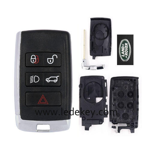 For Land rover replacement shell for original 5 button remote key