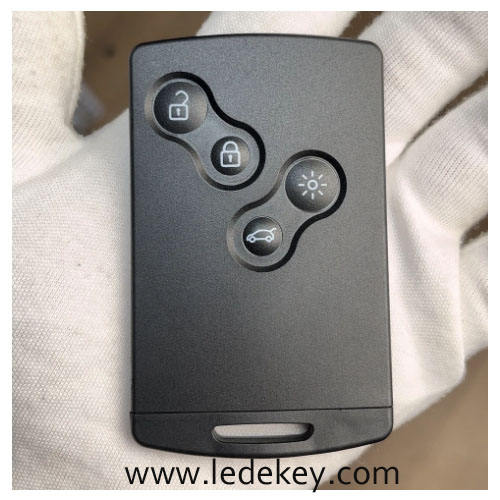 Ren-ault 4 button remote key shell No logo (Please choose Blade)