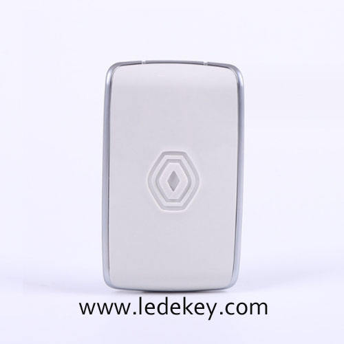 Re-nault 4 button remote key shell With logo / Without Logo,   silver/black (Please choose the model)