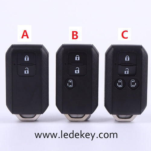 Suzuki 2/3/4 Button Remote Key Case Shell With Emergency Blade With Logo (Please choose model)