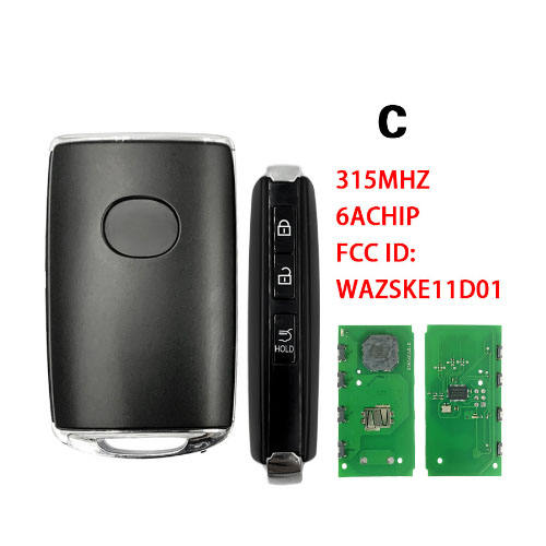 Mazda Smart Car Key with 315Mhz 6A Chip PN BCKA-675RYA FCC WAZSKE11D01 For 2019-2021 Mazda (Please choose model)