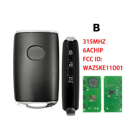 Mazda Smart Car Key with 315Mhz 6A Chip PN BCKA-675RYA FCC WAZSKE11D01 For 2019-2021 Mazda (Please choose model)