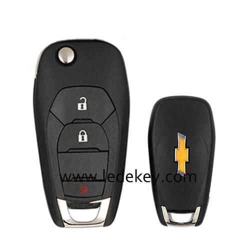 Chevrolet 2+1 Buttons Remote Flip Car Key Fob Shell Case