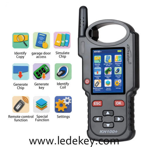 LONSDOR KH100+ Remote Key Programmer Latest Handheld Device Update Version of KH100
