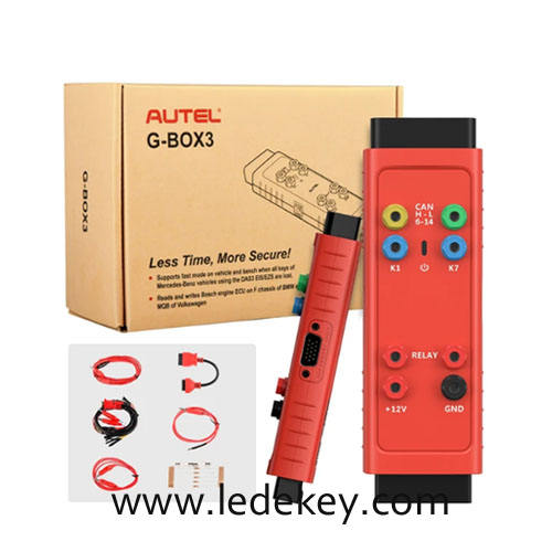 Autel G-BOX3 Key Programming Adapter for Toyota 4A Add Key, BMW DME/ DDE ISN Read and Write, Mercedes Benz All Key Lost