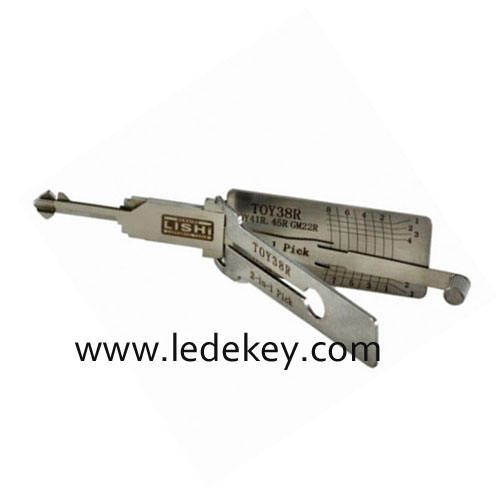 Original Lishi TOY38R 8 Cut 2 In 1 Pick And Decoder