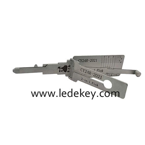 Original Lishi CY24R-2021 2 In 1 Pick And Decoder