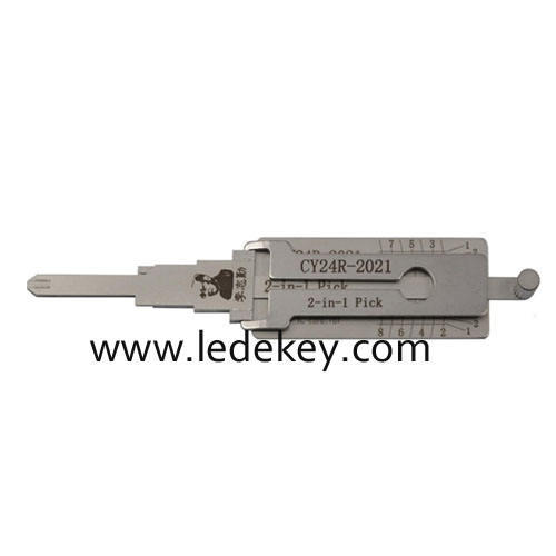 Original Lishi CY24R-2021 2 In 1 Pick And Decoder
