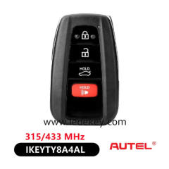 AUTEL IKEYTY8A3AL / IKEYTY8A3BL / IKEYTY8A4AL for Toyota 8A Universal Smart Key 315/434 MHz (Please choose model )