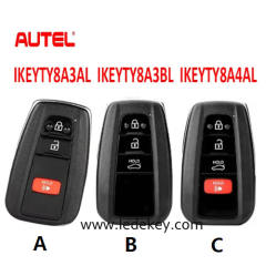 AUTEL IKEYTY8A3AL / IKEYTY8A3BL / IKEYTY8A4AL for Toyota 8A Universal Smart Key 315/434 MHz (Please choose model )