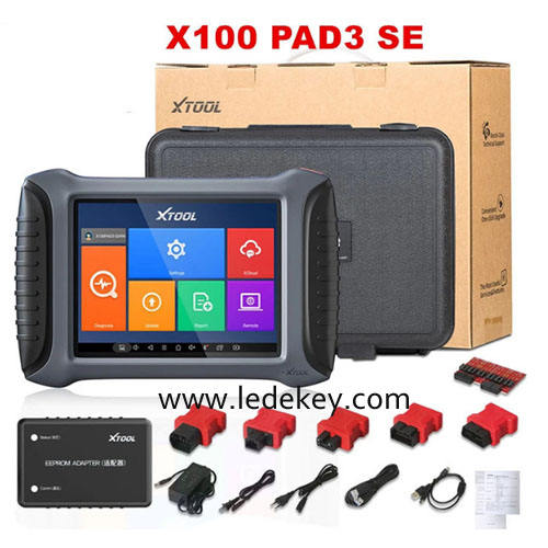 XTOOL X100 PAD3 SE OBD2 Key Programmer Full Systems Diagnosis Scanner Tools Support All Keys Lost