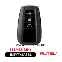 AUTEL IKEYTY8A3AL / IKEYTY8A3BL / IKEYTY8A4AL for Toyota 8A Universal Smart Key 315/434 MHz (Please choose model )