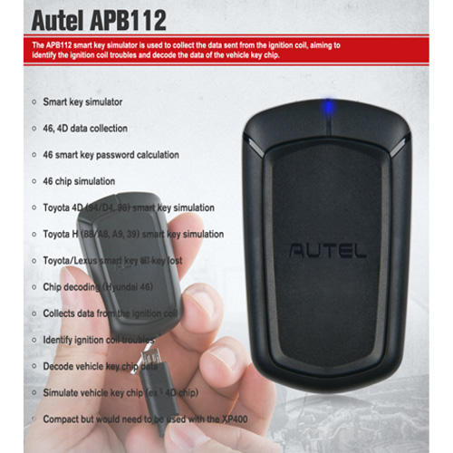 AUTEL APB112 Smart Key Simulator Works for MaxiIM IM608/ IM508 Key Programmer
