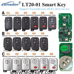 Lonsdor LT20-01 Smart Key Board PCB With Key Shel（Please choose the model）