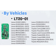 Lonsdor LT20-01 Smart Key Board PCB With Key Shel（Please choose the model）