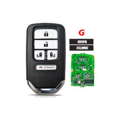 2/3/4/5/6 Buttons Honda Smart Remote Key 313.8MHz ID47 Chip (FCC ID : KR5V1X)For Honda Odyssey Crosstour Fit HR-V City Crider Jazz （with logo / no logo