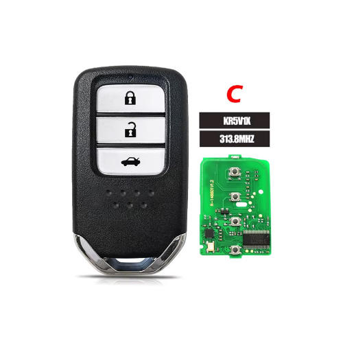 2/3/4/5/6 Buttons Honda Smart Remote Key 313.8MHz ID47 Chip (FCC ID : KR5V1X)For Honda Odyssey Crosstour Fit HR-V City Crider Jazz （with logo / no logo