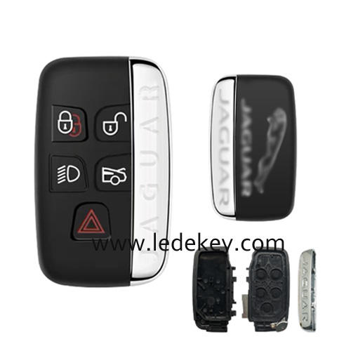JAGUAR 5 button key shell with logo on the back and side