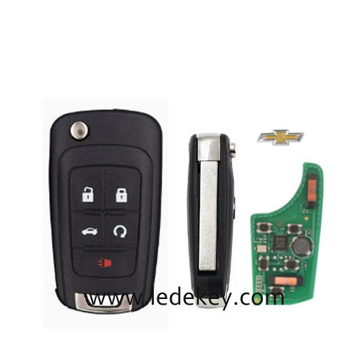 Keyless Go Chevrolet 5 button Remote Key with 433mhz ID46 chip