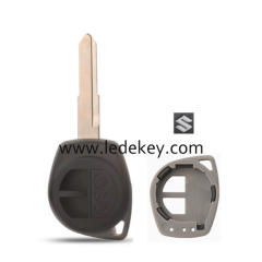 For Suzuki 2 Button Remote Key Case Shell HU133R Blade With Logo