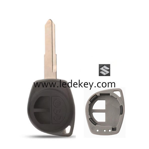 For Suzuki 2 Button Remote Key Case Shell HU133R Blade With Logo