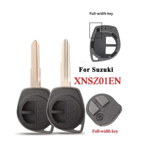 For Suzuki 2 Button Remote Key Case Shell HU133R Blade With Logo