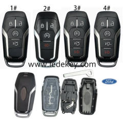 For Ford Smart remote key shell with blade with logo (Please choose model )