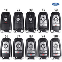 For Ford Smart remote key shell with blade with logo (Please choose model )