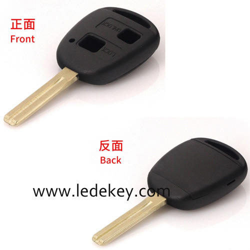 For Toyota Lexus 2 Button High Quality Remote Shell Explosion-Proof TOY48 Easy-Cut White Copper T Shaped Blade No Logo