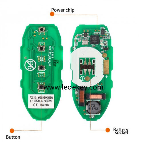 AUTEL IKEYNS004AL Nissan 4 Buttons Universal Smart Key