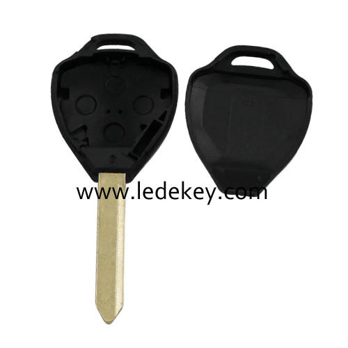 For Toyota 2 button remote key shell with TOY47 blade with Logo