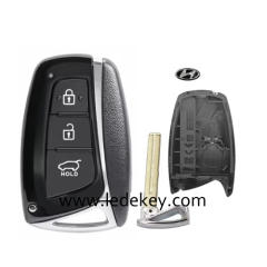 For Hyundai 3 button remote key shell with logo