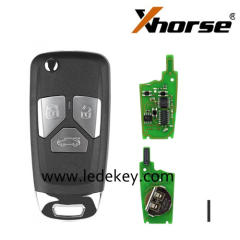 XHORSE XNAU01EN  Wireless Universal Remote Key 3 Button