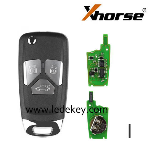 XHORSE XNAU01EN  Wireless Universal Remote Key 3 Button