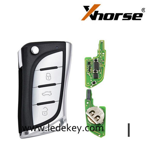 Xhorse XELEX0EN Super Remote Key 3 Button Built-in Super Chip