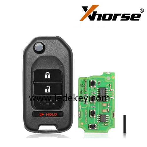 Xhorse XKHO02EN VVDI Wire Remote Key 3 Button