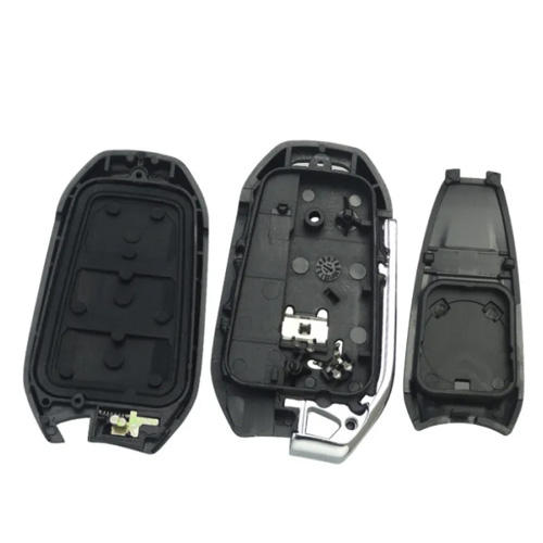 DS 3 button smart key shell with 407 (HU83) blade with DS logo