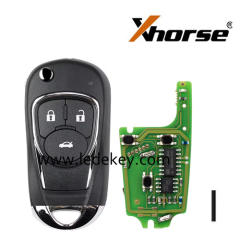 Xhorse XKBU03EN  VVDI Wire Remote Key 3 Button