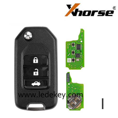 XHORSE XNHO00EN  Wireless Universal Remote Key 3 Button