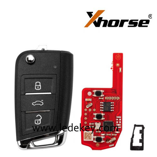 Xhorse XKMQB5EN VVDI Wire Remote Key 3 Button
